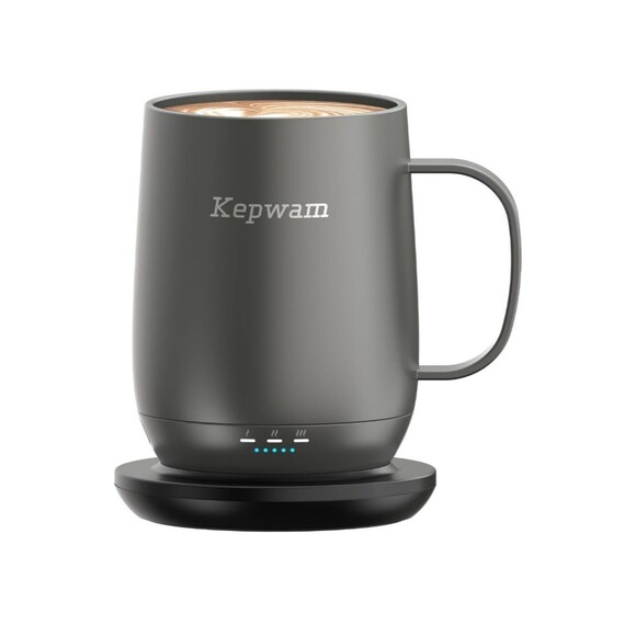 kepwam Other - Kepwam Self Heating Coffee Mug T2, 16oz Smart Heated, 150 Min MUG ONLY - WORKS!